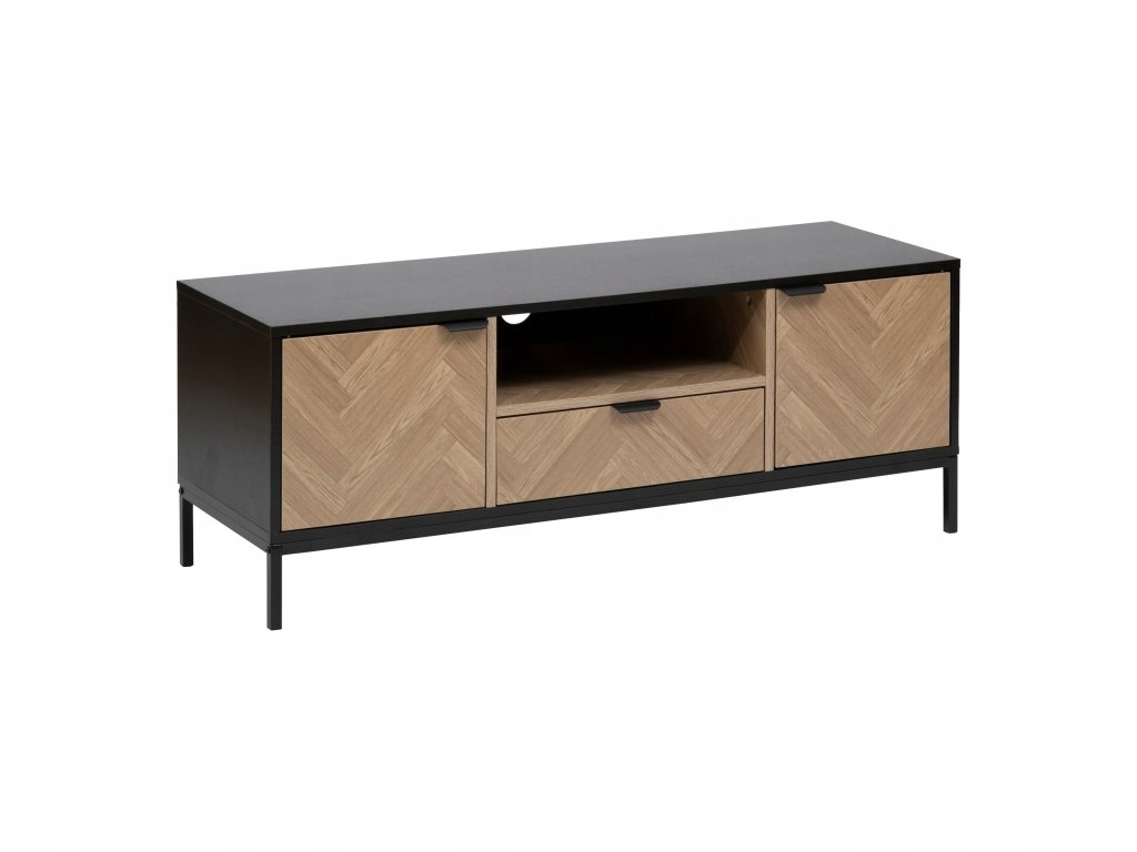 Tv stolík Chevrons, 120 x 40 x 45 cm