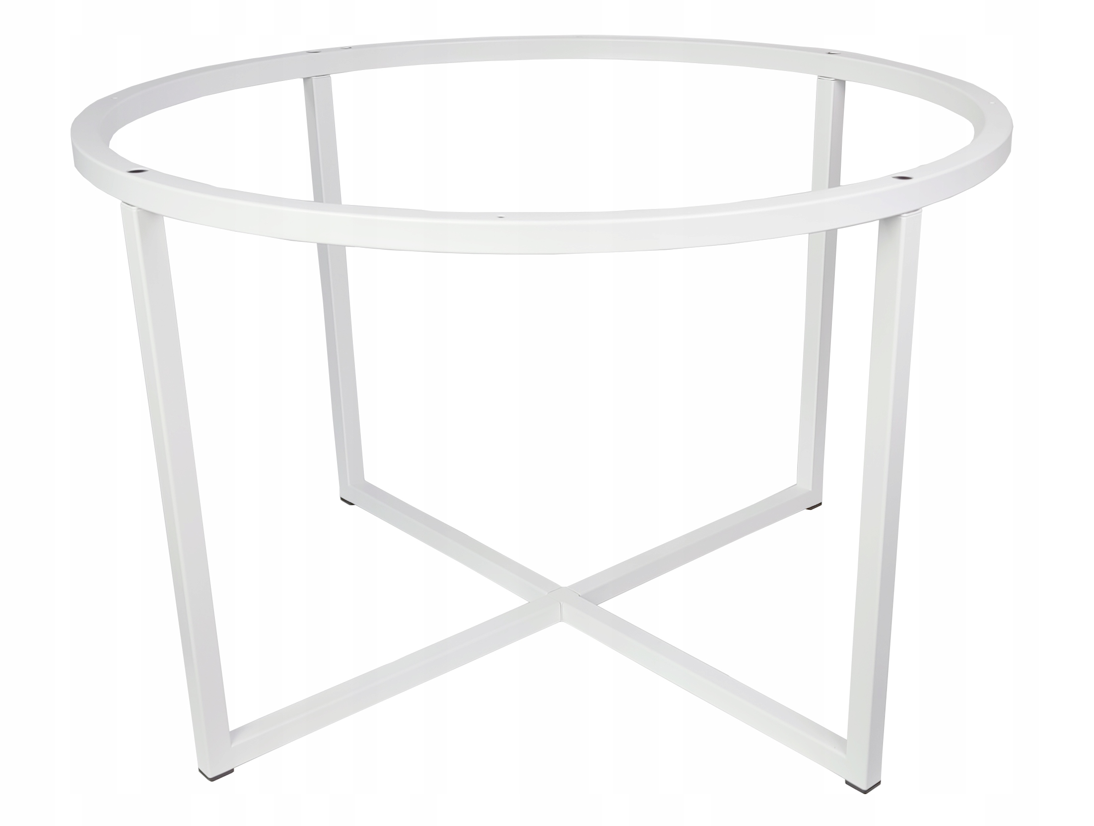 Rám na konferenční stolek kulatý kovový loft, průměr 70 cm, výška 46 cm
