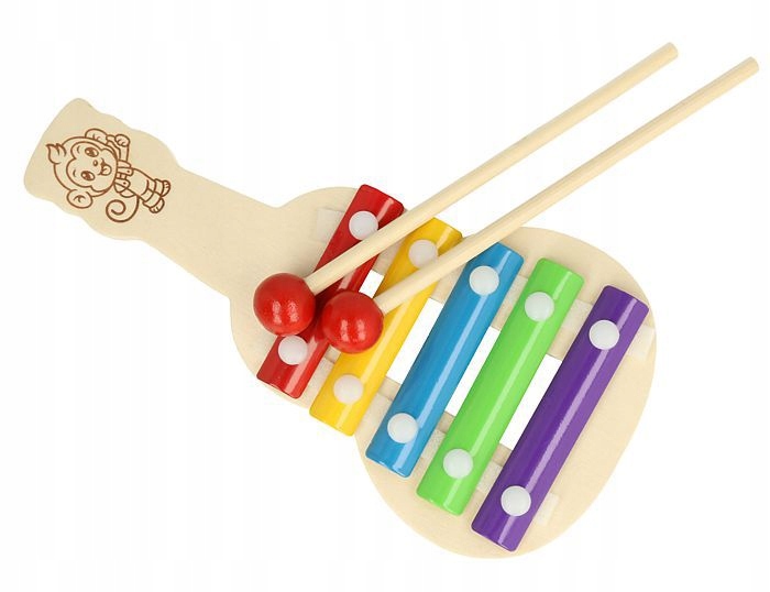 M. DREWNIANE CYMBAŁKI EDUKACYJNE DZIECI 5 TONÓW V3 Marka bez marki
