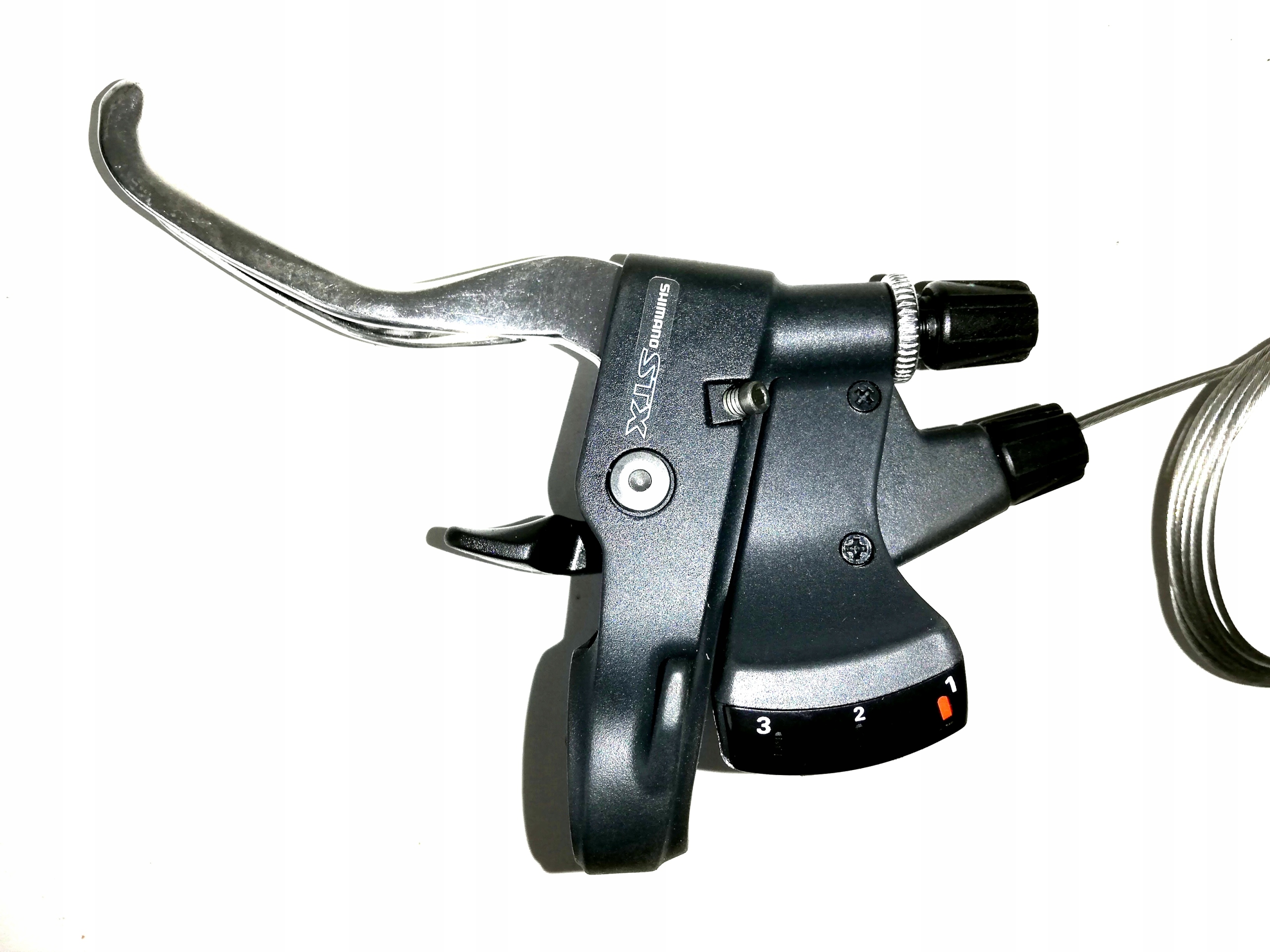 NOS Klamkomanetka lewa Shimano STX ST-MC34 3 speed Kod producenta STMC34