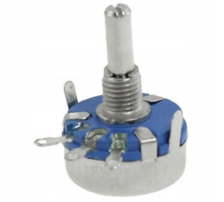 Potencjometr obrotowy 1kOhm 0,5W liniowy oś 4mm