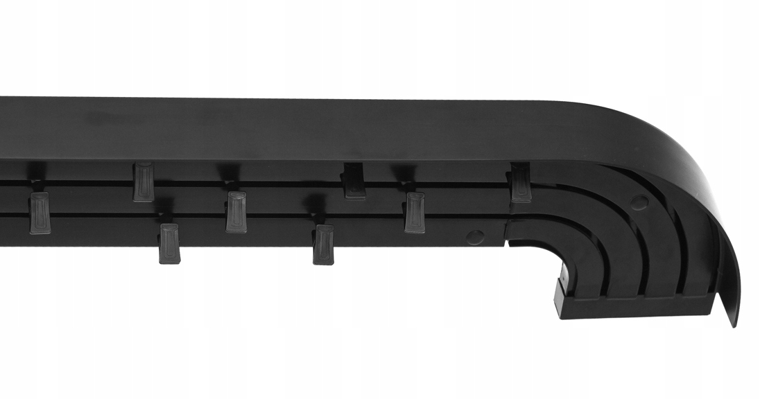 

Karnisz III-torowy280cmSZYNA Pcv osłona czarna łuk