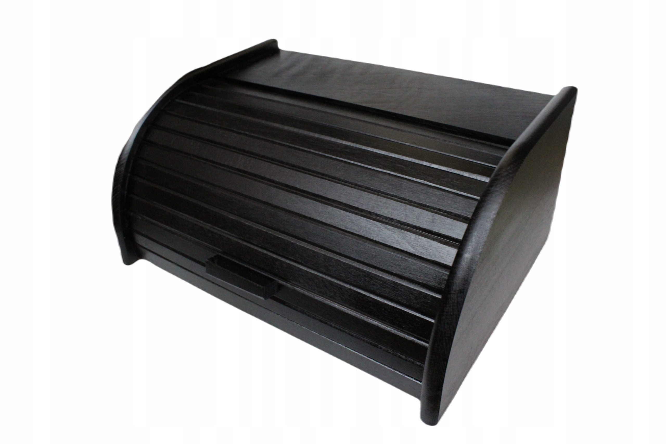 Chlebak drewniany pojemnik na chleb DUŻY CZARNY