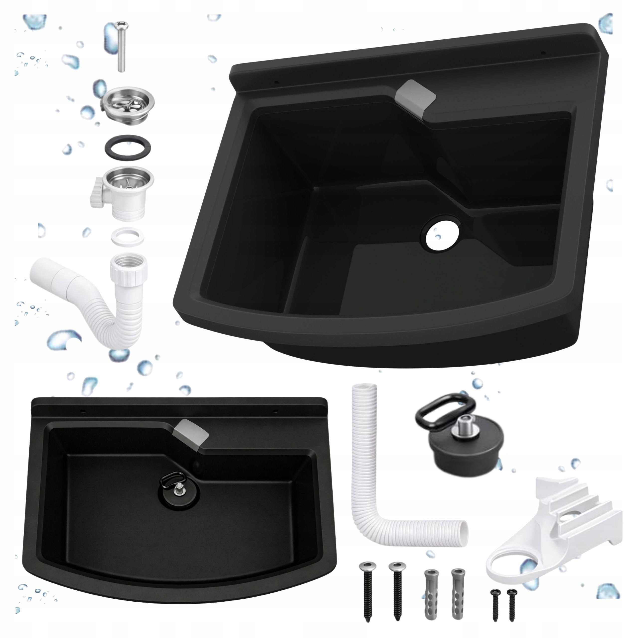 Technický Dřez Technická Komora Černá Libre 60 Garáž Prádelna Kotelna