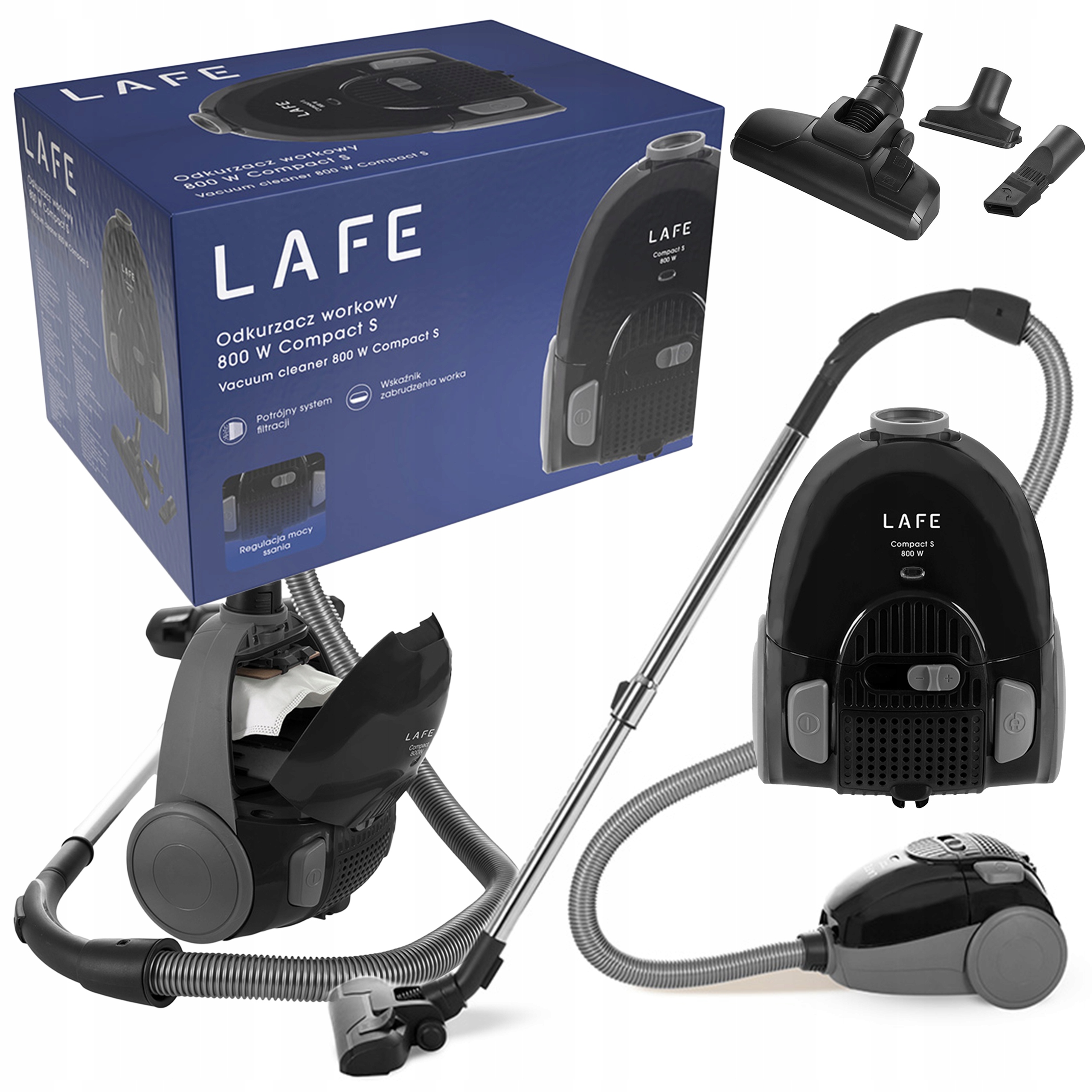 Vysavač Tichý Výkonný 800 W Lafe Na Koberce Panelů