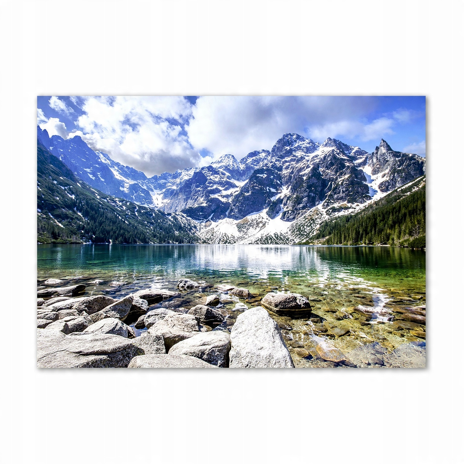 

Foto obraz szkło akryl Morskie oko Tatry 100x70 cm