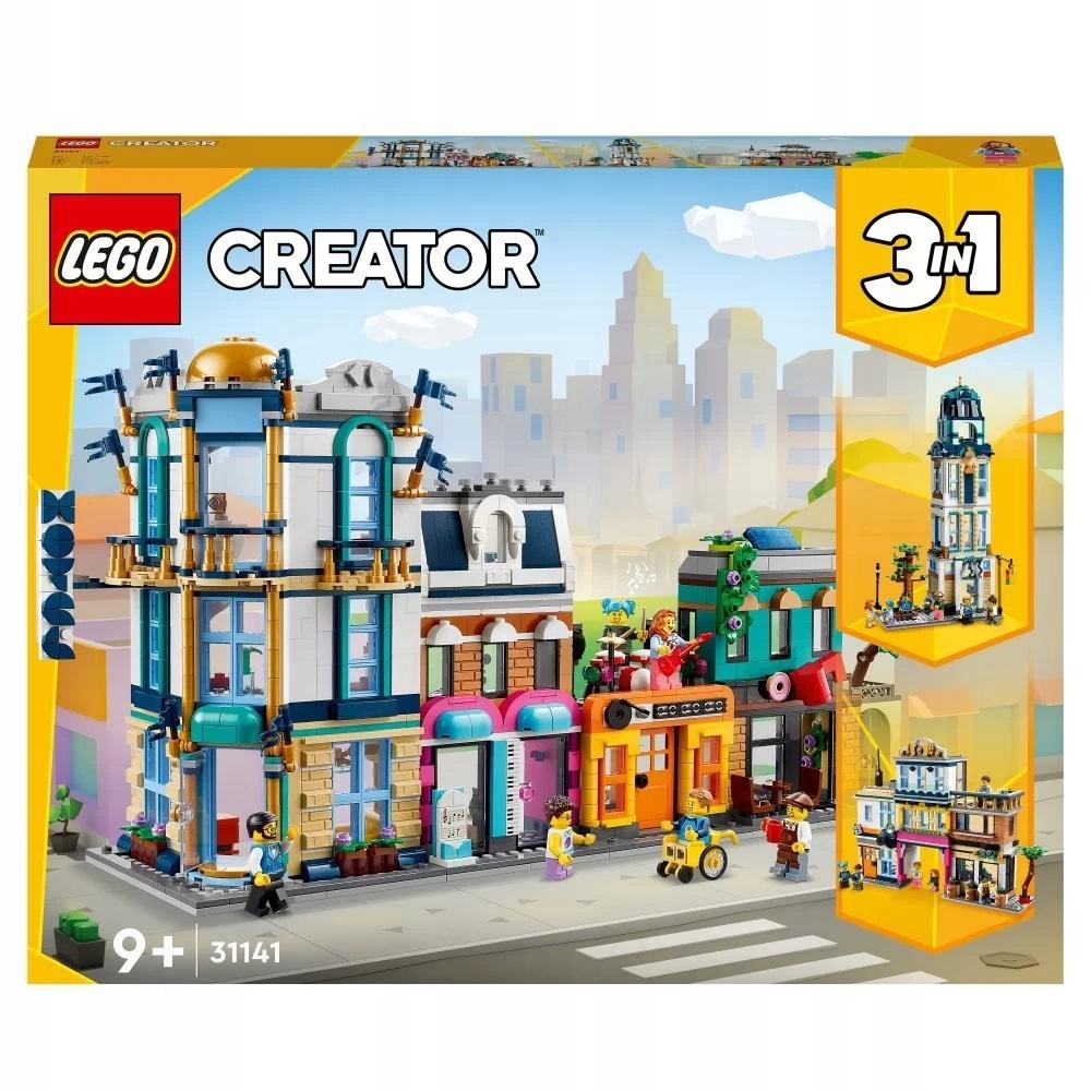 LEGO CREATOR 31141 GŁÓWNA ULICA 3W1