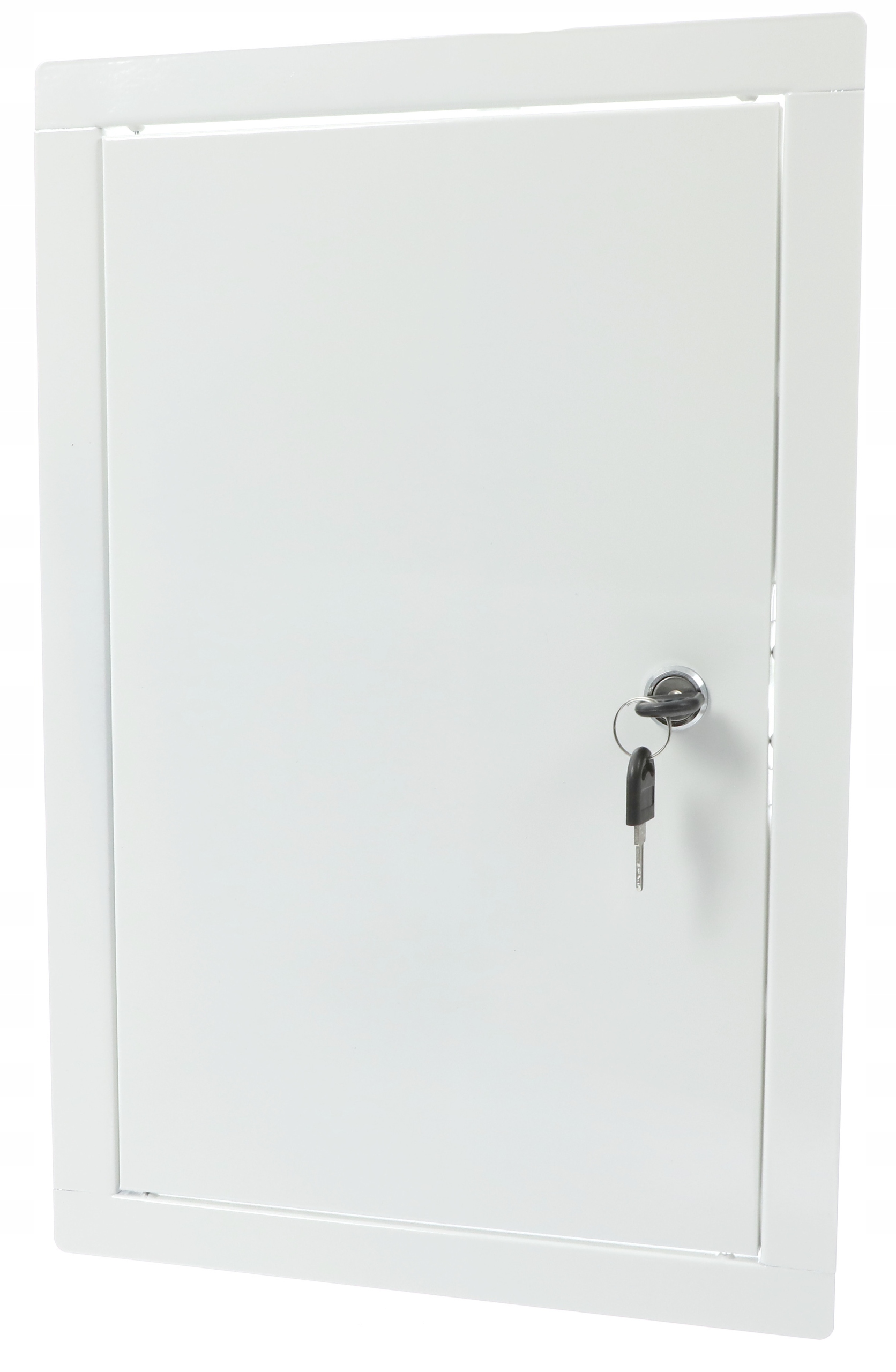 

Drzwiczki Rewizyjne Metalowe Białe Zamek 20x25