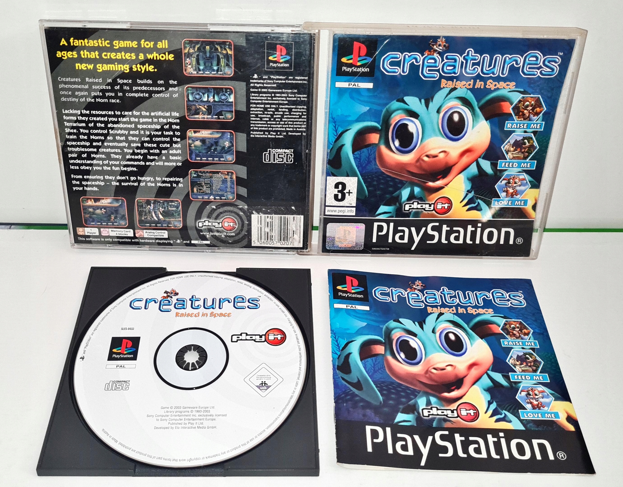 Gra Creatures Raised In Space PSX 3XA