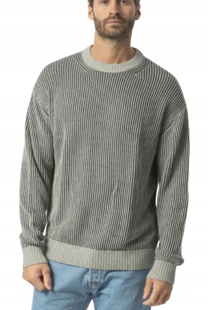 Calvin Klein Jeans Šedý Bavlněný Svetr S Kulatým Výstřihem M Xqb