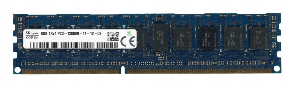 Hynix 8GB DDR3 1Rx4 1600MHz PC3-12800R Reg Ecc