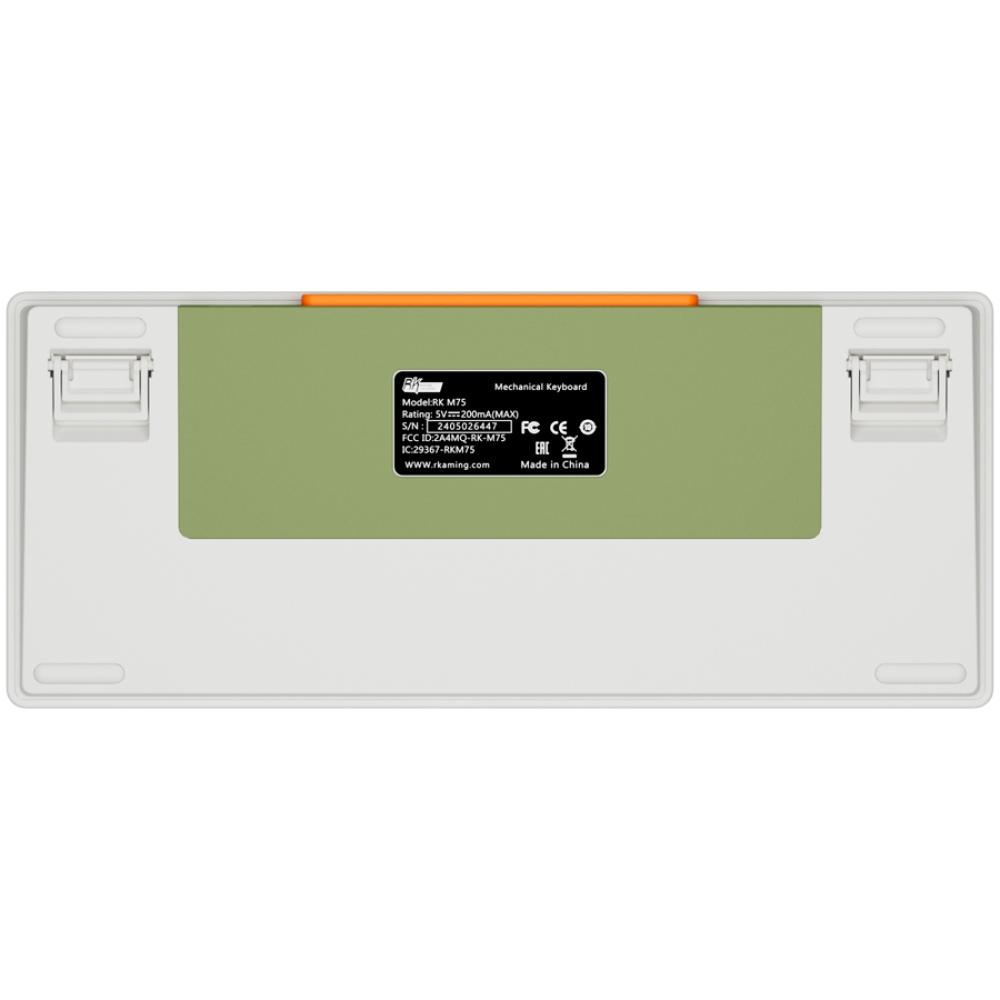 ROYAL KLUDGE RK-M75 Slate Cyan Gaming Keyboard Cream switch — 11