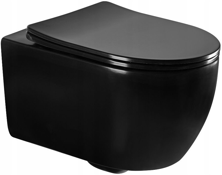 

Mexen Carmen Miska Wc Czarna Mat Rimless Deska