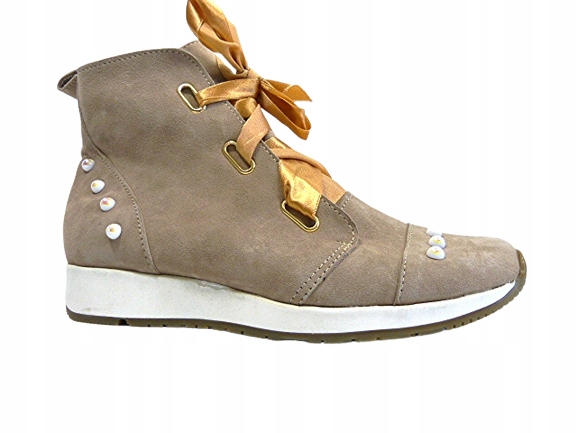 Kotníkové Boty béžové, sportovní dámské boty J.wolski 37