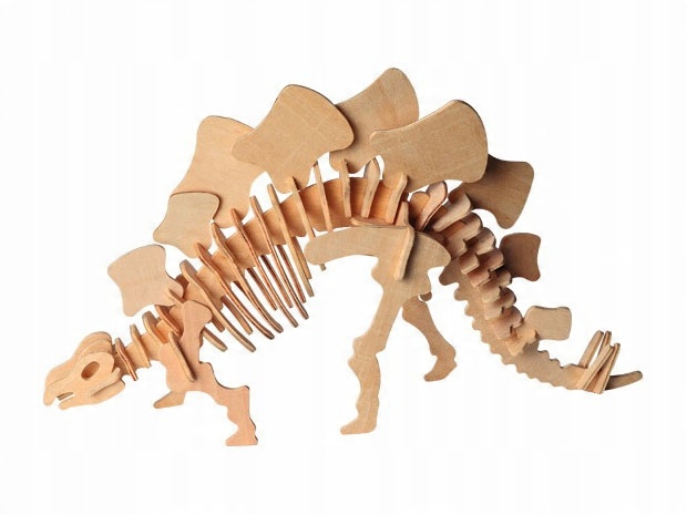 

Dinozaur Stegosaurus składanka drewniana J002