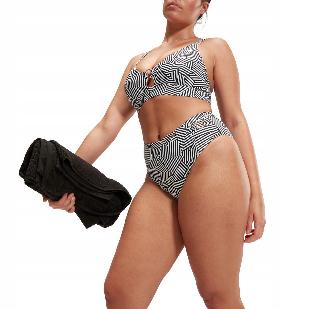 Plavky Speedo Spdscu Prnt Aw Brief Af Black/white 40