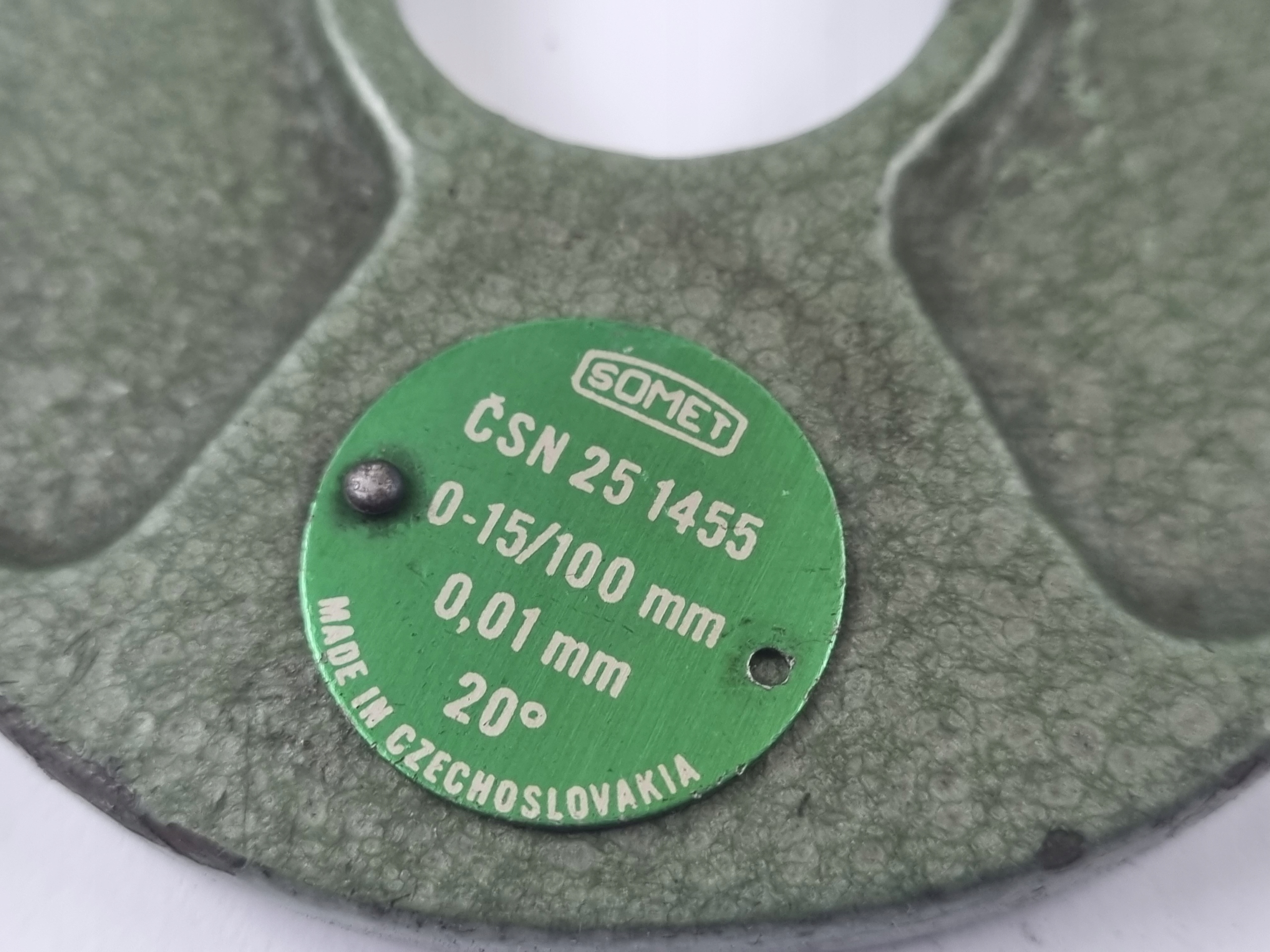 Mikrometr talerzykowy do blach 0-15 SOMET Marka Somet