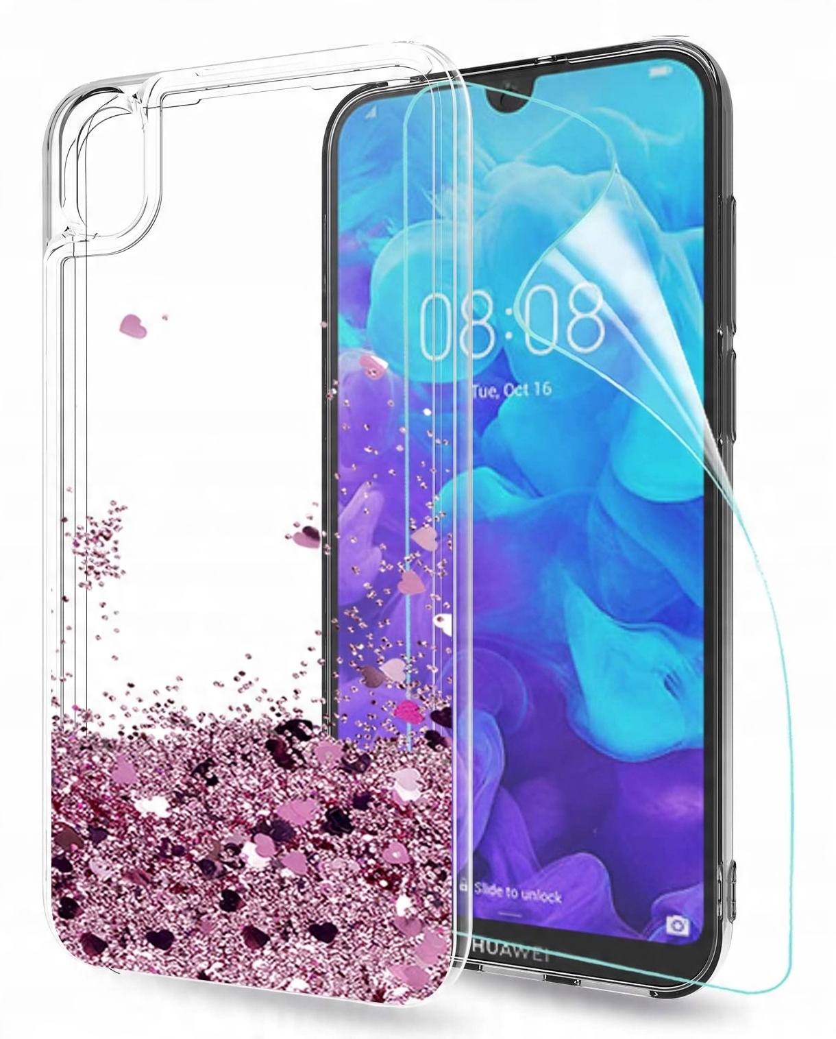 

Etui Brokat Do Huawei Y5 2019 Liquid Case + Szkło