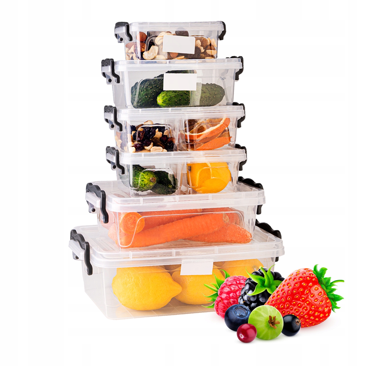 

6 sztuk pojemniki na żywność śniadaniówka lunchbox