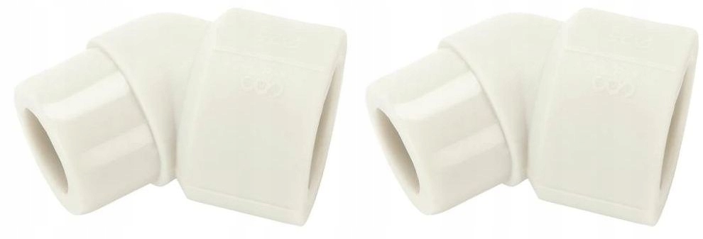 

Kolano nyplowe 45 stopni Pp-r PN25 25 mm (2 szt.)