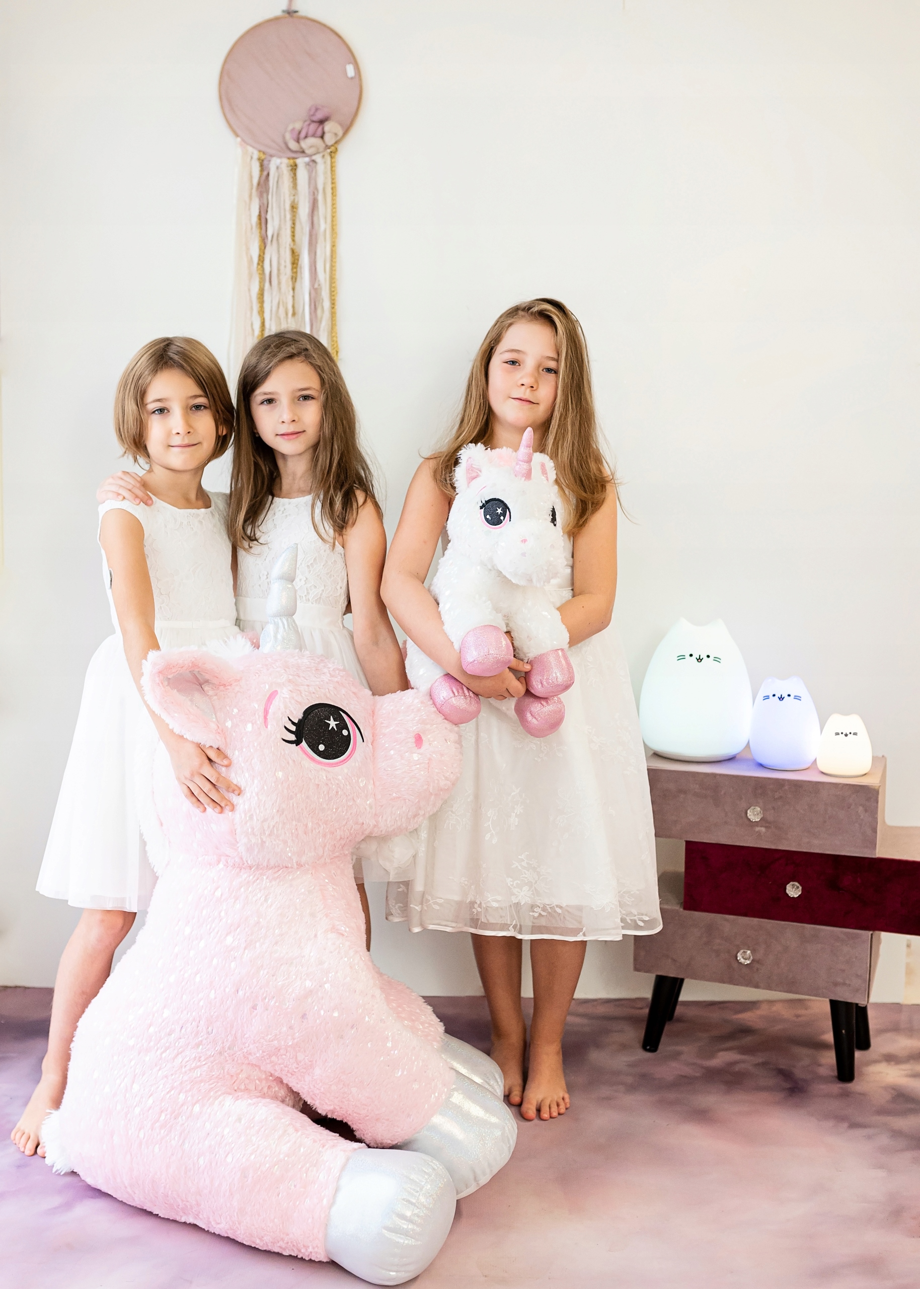 InnoGIO Maskotka jednorożec unicorn biały 25 cm Wysokość produktu 25 cm