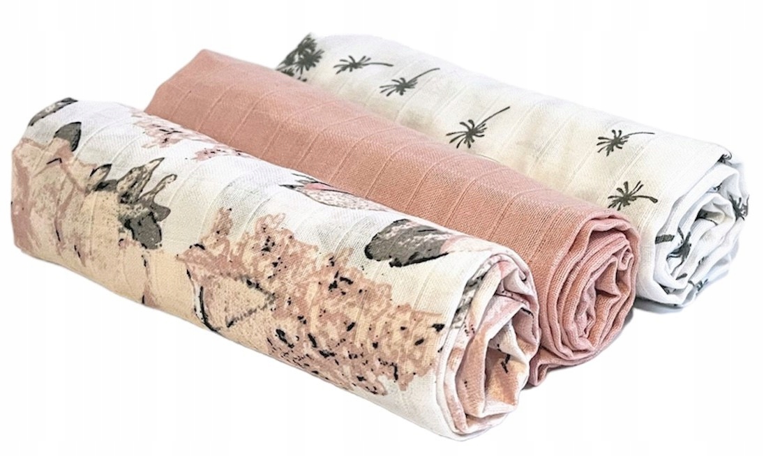 

Pieluchy Pieluszki Muślinowe Premium 3 Szt 70x75cm
