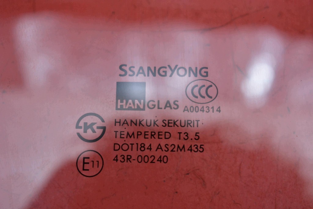 window side right front front SSANGYONG KYRON 05-07