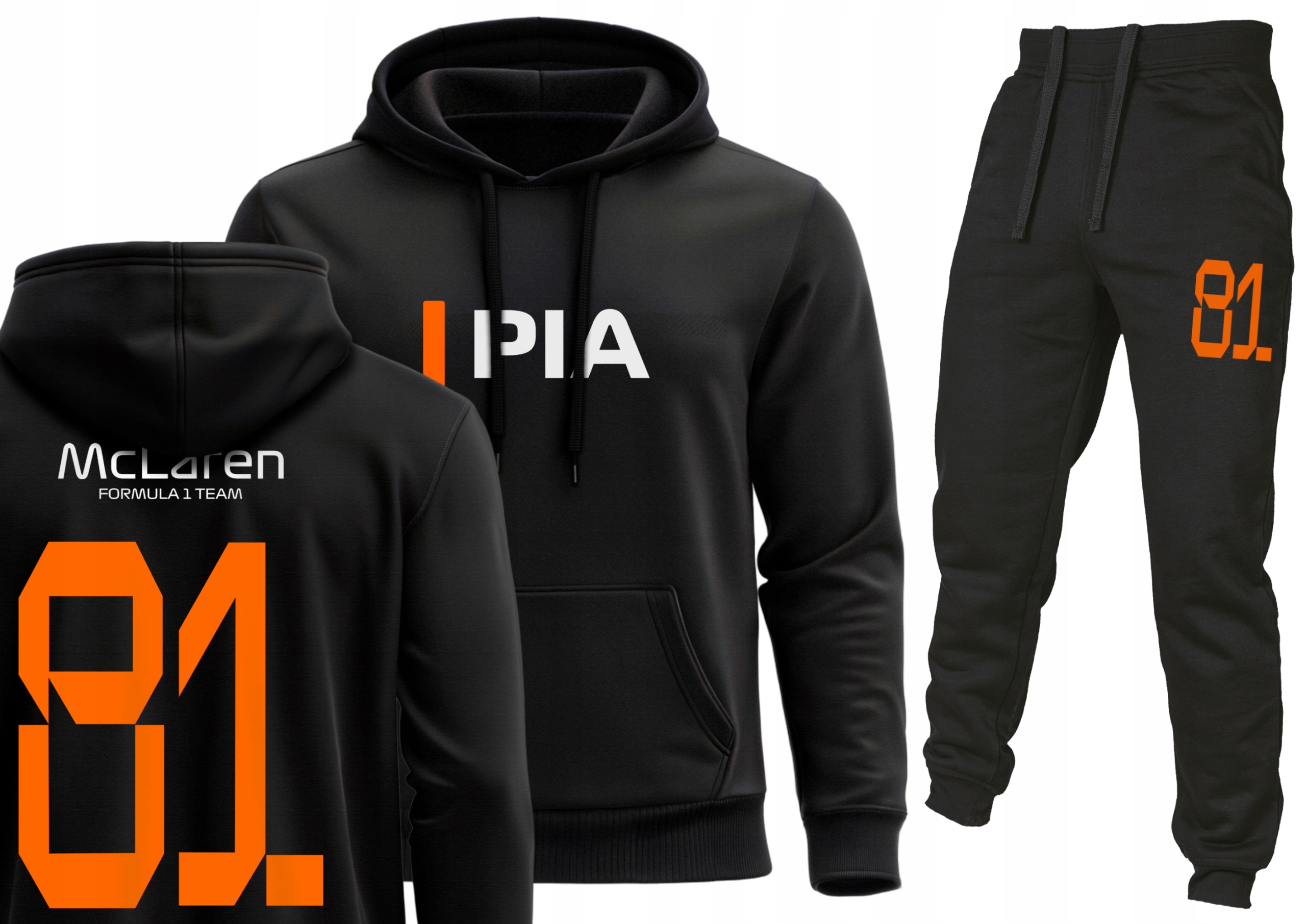 Komplet Pánská Mikina Oscar Piastri A Tepláky Joggery Set Dárek