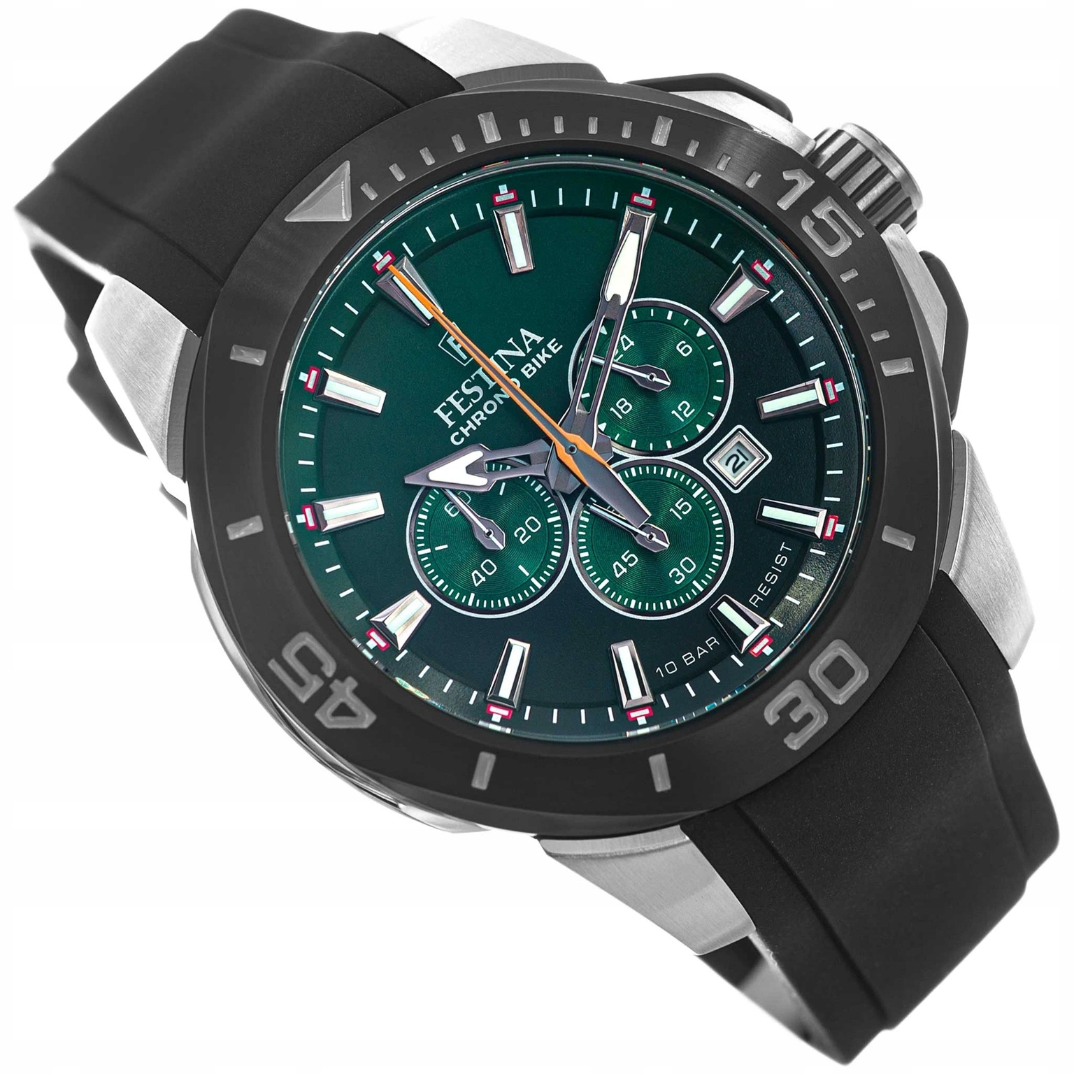 Pánské Hodinky Festina F20642/C Chrono Bike Černé Voděodolné