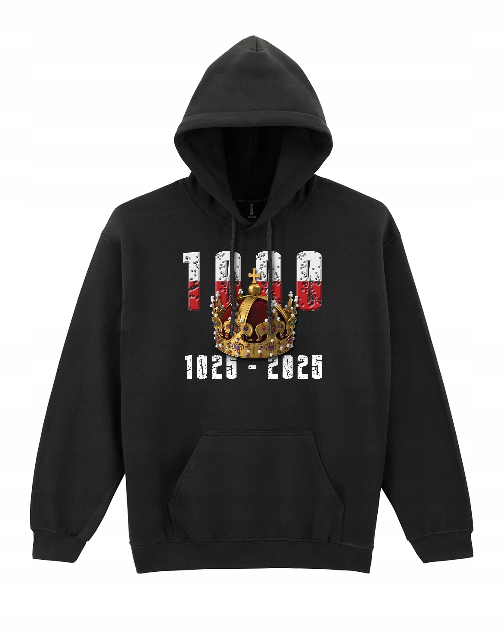 Mikina pro Patriota k 1000. výročí korunovace Boleslava Chrobreho Černá L