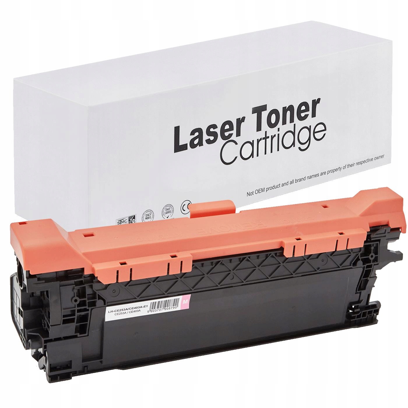 Toner CE253A 504A CE403A 507A do Hp CP3525 M551 M570 Magenta Purpurowy 6k