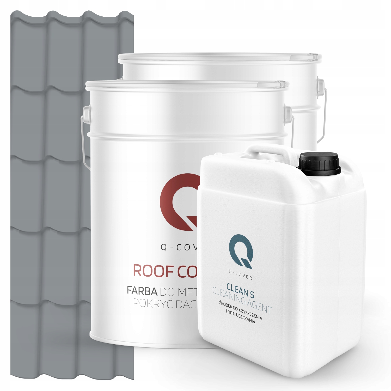 Farba Strecha Metal Podklad Odmasťovač Sivá Ral 7045 74 m2 Polomat