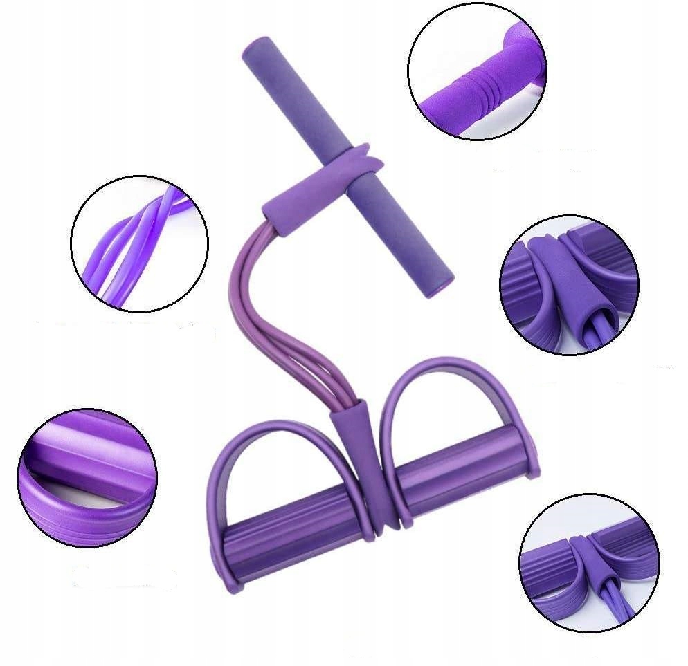 EKSPANDER DO ĆWICZEŃ MIĘŚNI BRZUCHA, NÓG GUMY OPOROWE WYSOKA JAKOŚĆ FITNESS Rodzaj klasyczny