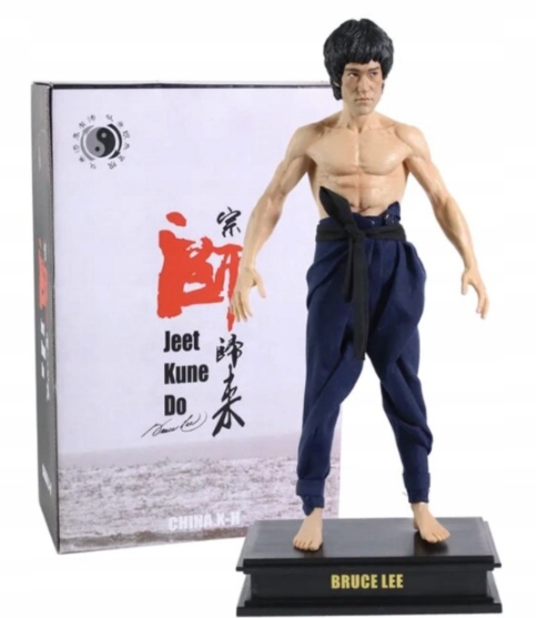 Bruce Lee 32 cm figurka jako živá Skutečné oblečení Speciální edice Výročí