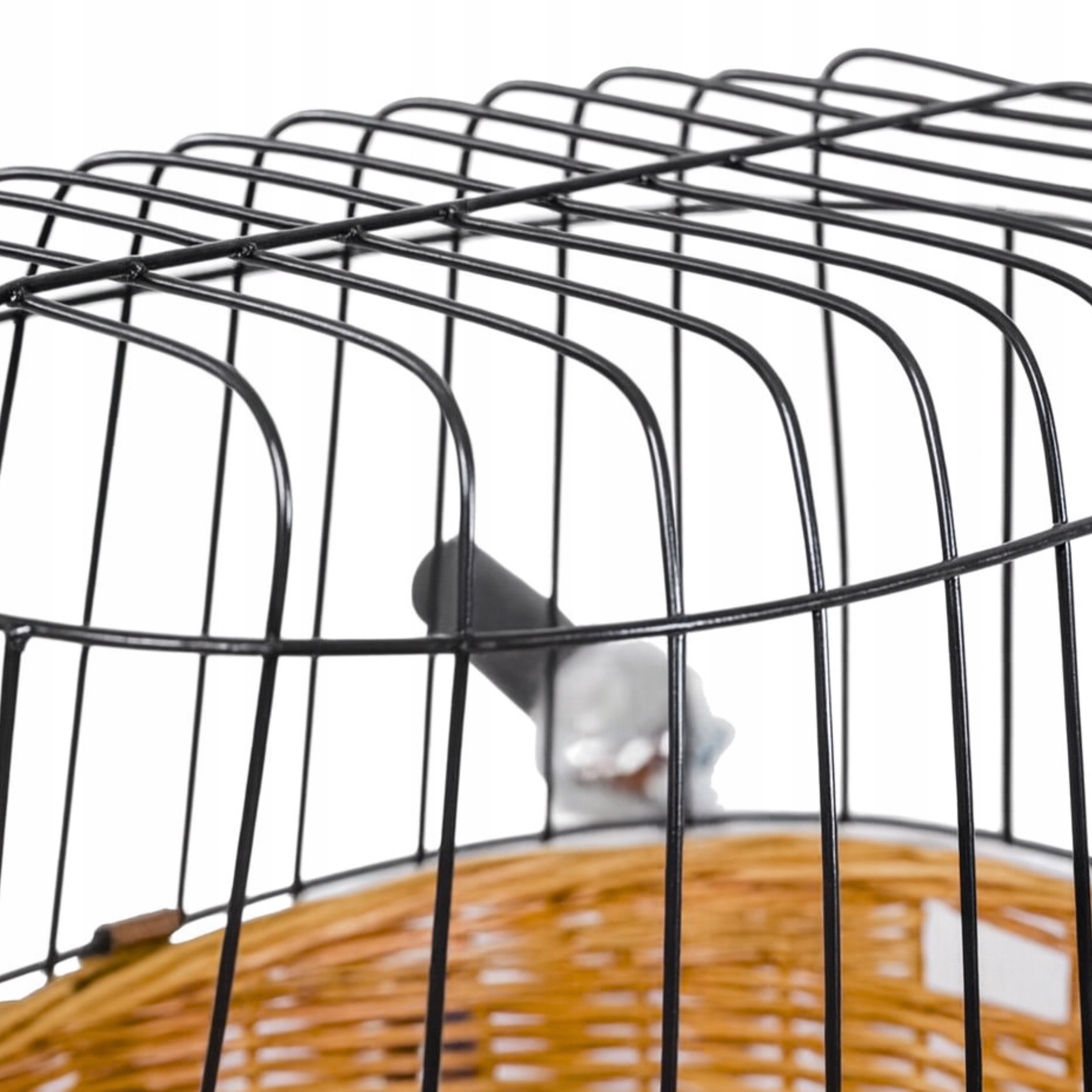 KOSZ ROWEROWY WIKLINOWY ZAMYKANY DLA PSA KOTA NA KIEROWNICĘ Z MOCOWANIEM Stan opakowania oryginalne