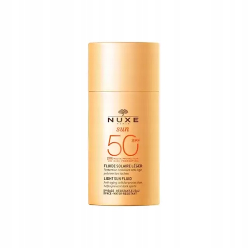 Nuxe Sun Lekki krem do twarzy z wysoką ochroną Spf 50 50 ml