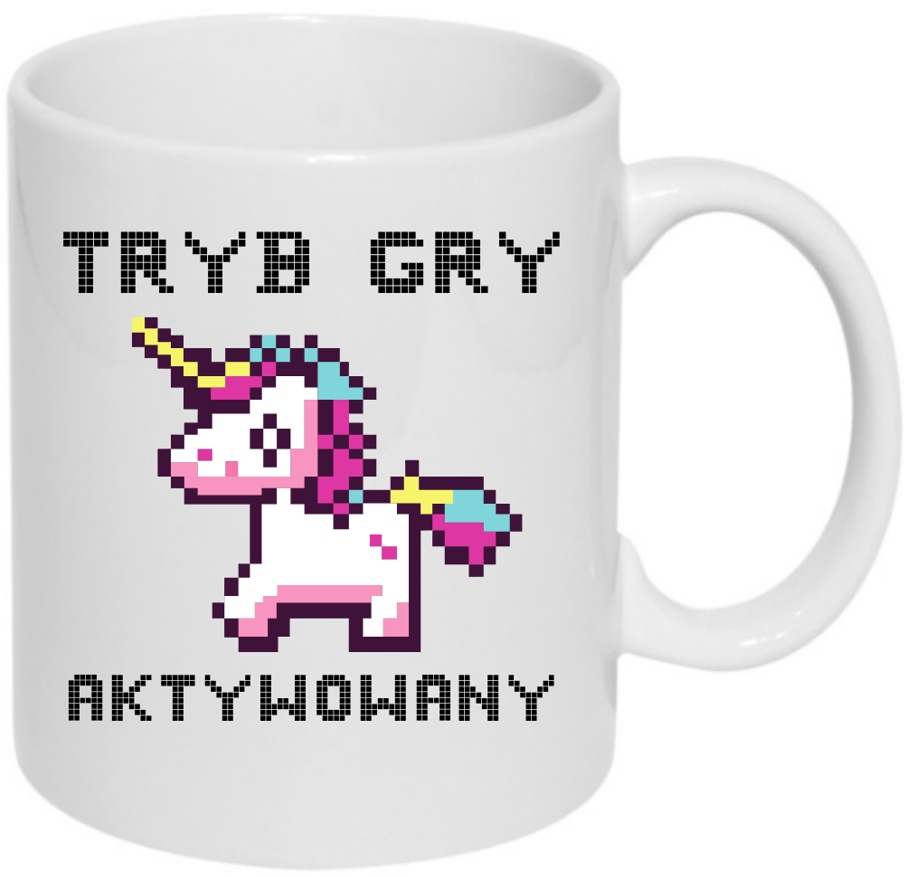 ŚMIESZNY KUBEK GRACZA DLA FANÓW MINECRAFT ROBLOX