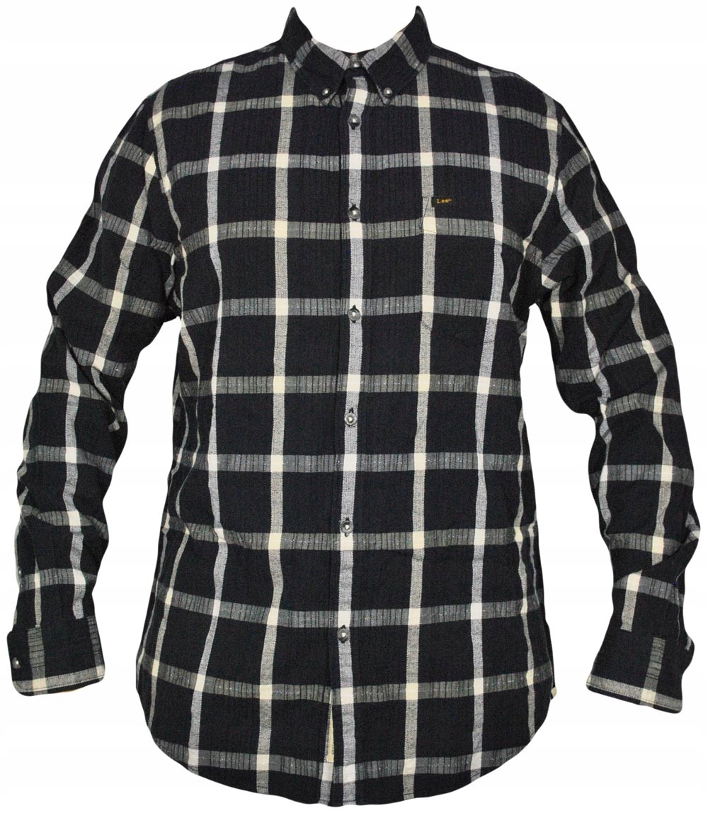 

Lee koszula Black regular Cotton Down _ M 38