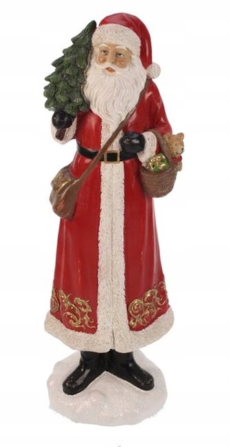 Dekorace Santa s košíčkem