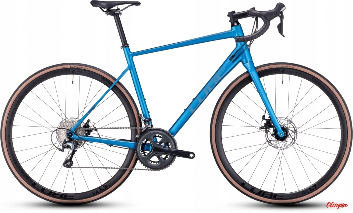 Rower Szosowy Cube Attain Race 53CM Blue Shimano Tiagra 2X10 Trp Spyre