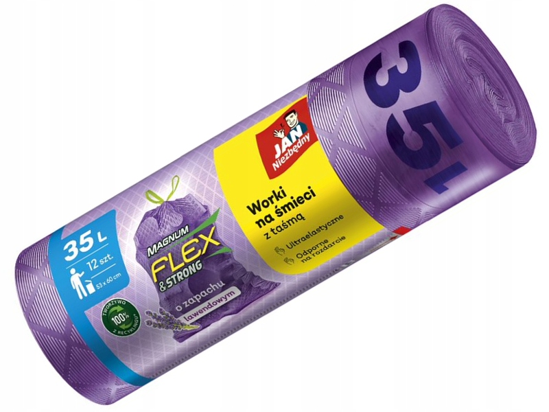 

Jan Niezbędny Worki Z Taśmą Magnum Lawenda 35L /12