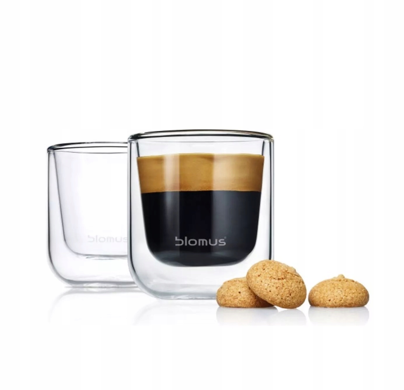 Termosklenice Blomus Nero na espresso 80 ml