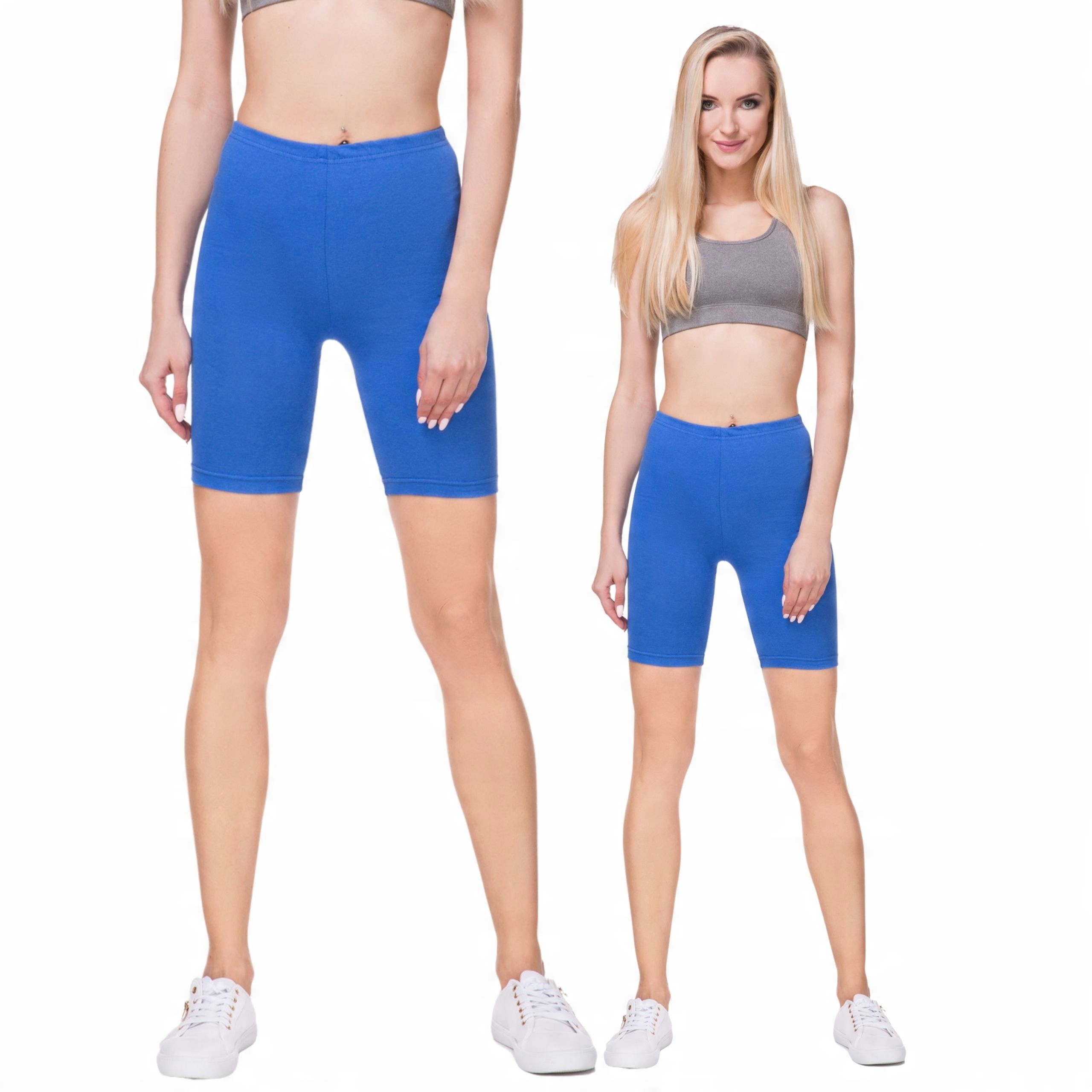 

Legginsy 1/2 Kolarki Damskie Krótkie Getry Lk- 3XL