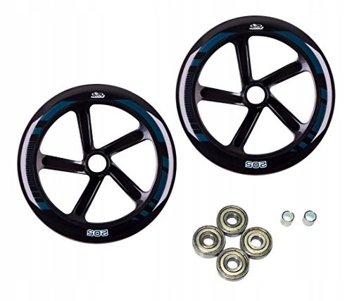 Kółka do hulajnogi Hudora BigWheel 205 2 szt. Pu 205 mm Abec 5 czarne