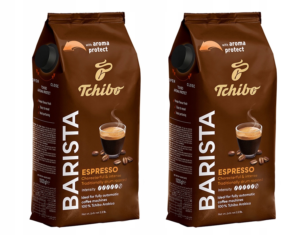 Kawa ziarnista Tchibo Barista Espresso 2 x 1kg