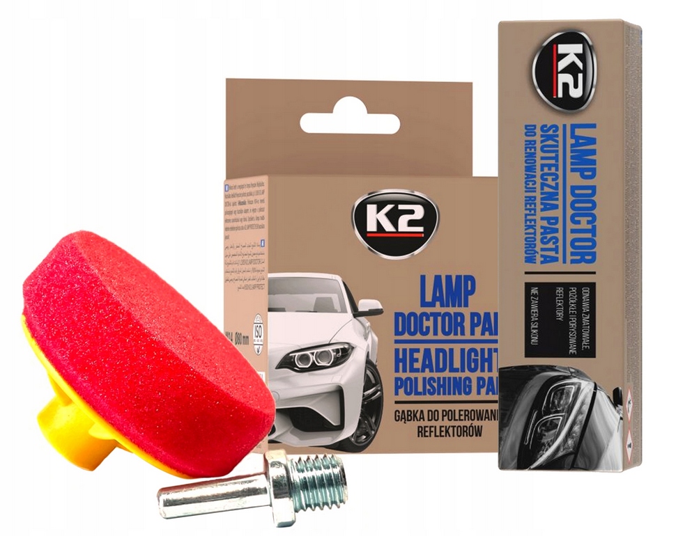 ZESTAW DO CZYSZCZENIA POLEROWANIA REFLEKTORÓW