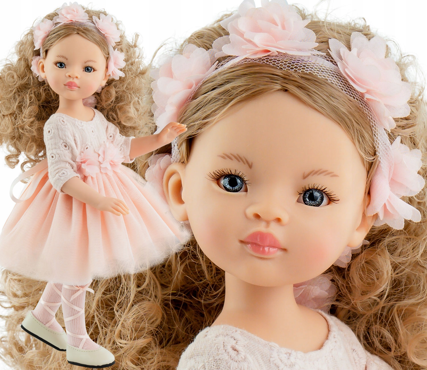 CUDOWNA HISZPAŃSKA LALKA PAOLA REINA 32 CM 04861