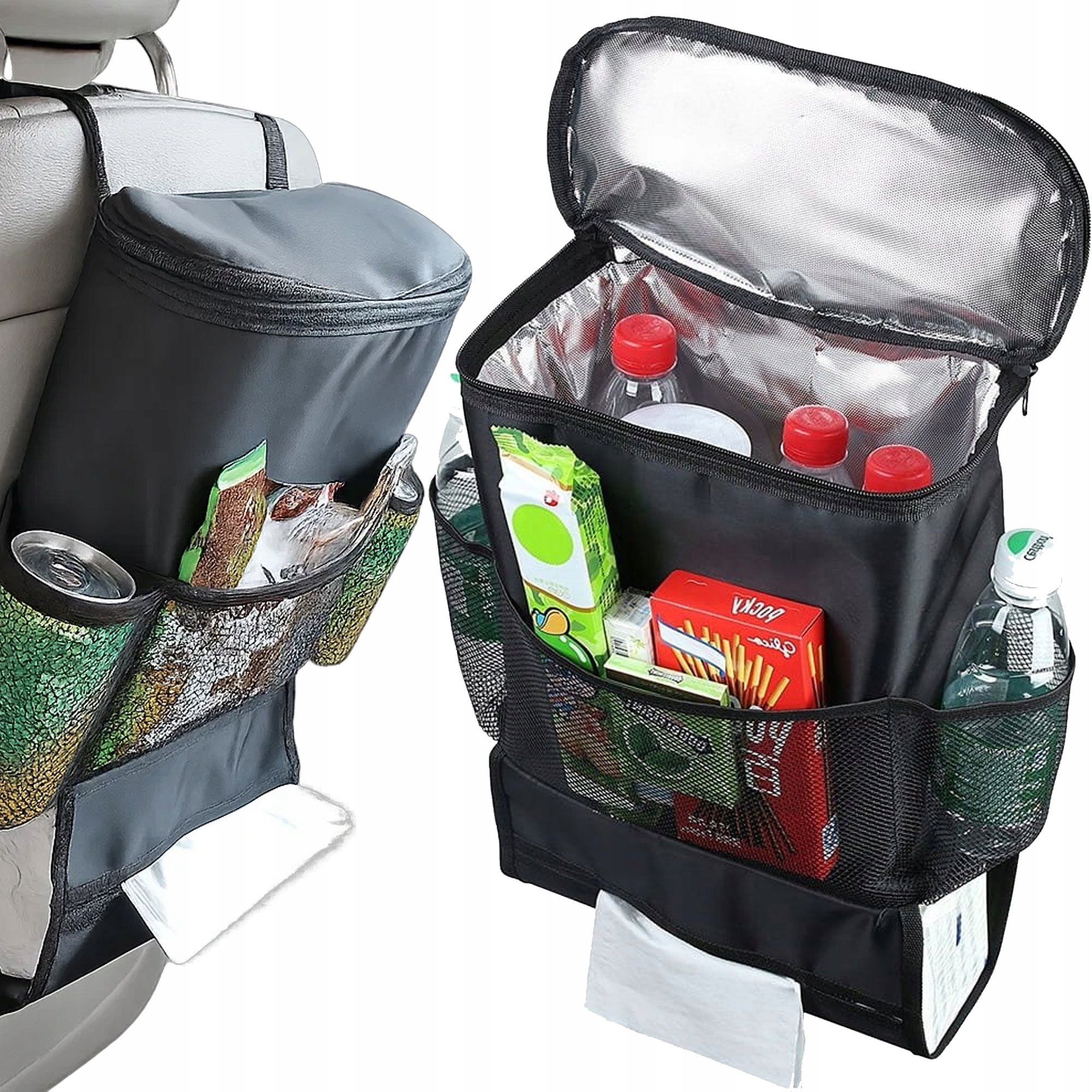 Organizer Na Fotel Samochodowy Oparcie Termiczny Torba Do Auta Ochraniacz
