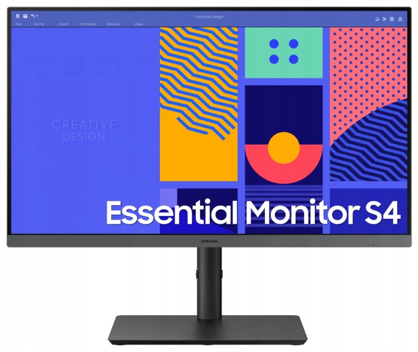 Monitor 24" Samsung Fhd Ips 100Hz 4ms Hdmi Dp Usb Vesa 100 x 100 mm