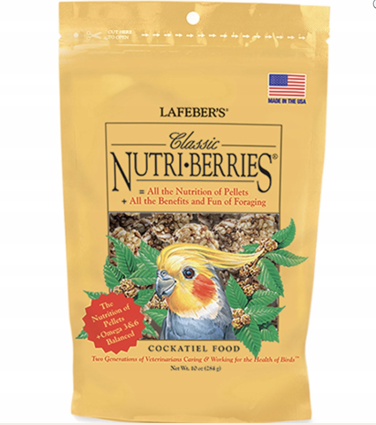 Krmivo pro papoušky Lafeber NutriBerries Classic 284 g